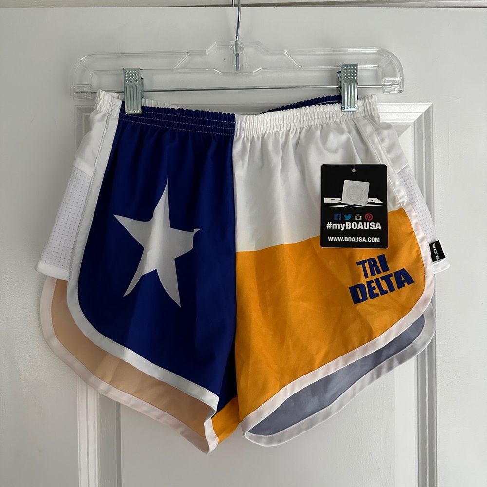Tri Delta running shorts